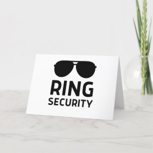 Ring säkerhet rolig vigsel ring bärare pojkar barn tack kort