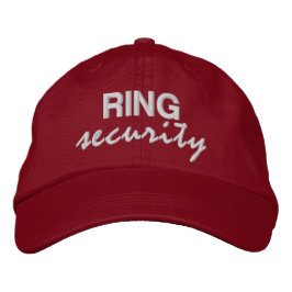 RING security fun novelty script ring bearer Broderad Keps