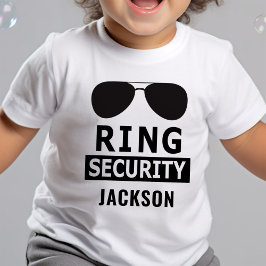 Ring Security Ring Bearer Boy T Shirt