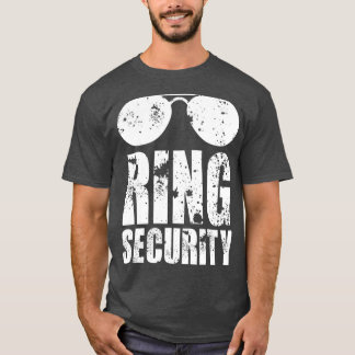 Ring Security Ring Bearer Boys Wedding Party T Shirt