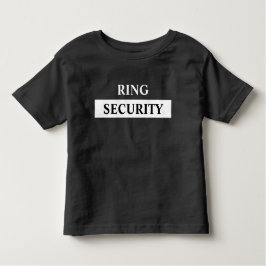 Ring Security Ring Bearer Namn T Shirt