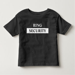 Ring Security Ring Bearer Namn T Shirt