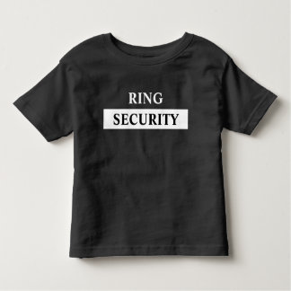 Ring Security Ring Bearer Namn T Shirt