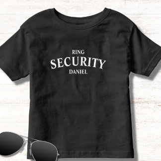 Ring Security Ring Bearer Namn T Shirt