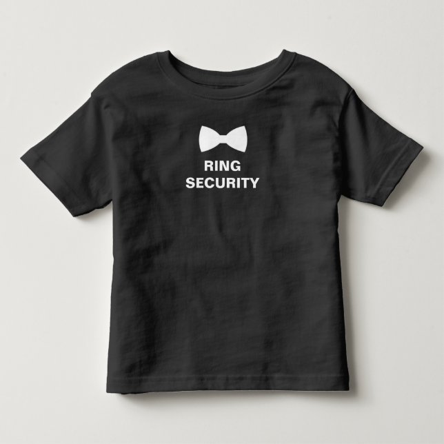 Ring Security Ring Bearer T-shirt (Framsida)