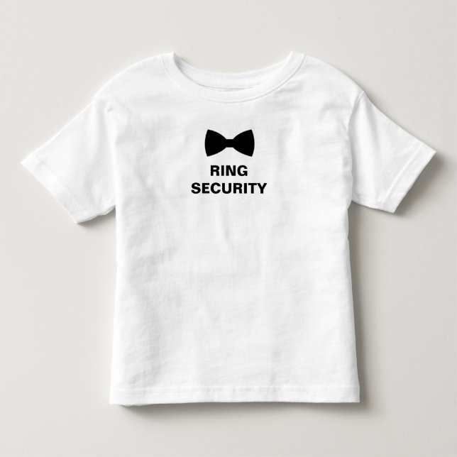 Ring Security Ring Bearer Tee (Framsida)
