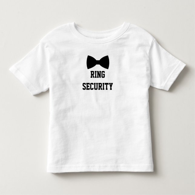 Ring Security Ring Bearer Tee (Framsida)