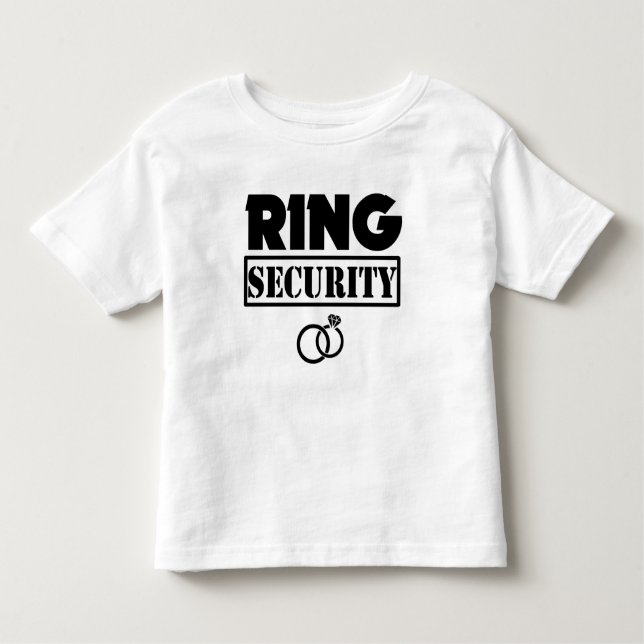 Ring Security småbarn-skjorta Tee (Framsida)