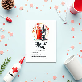 "Ring Shots" - Lustigt Nurse Studenten-foto Tack Kort