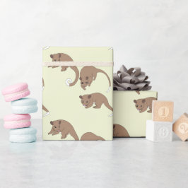 Ring Tail Possums  Wrapping Paper Presentpapper