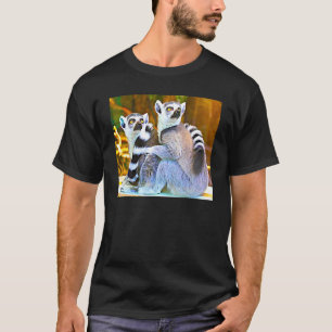 Ring Tailed Lemur från ön Madagaskar II T Shirt