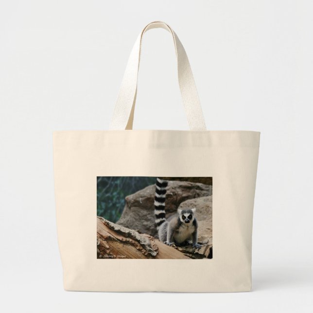 Ring Tailed Lemur Jumbo Tygkasse (Framsidan)