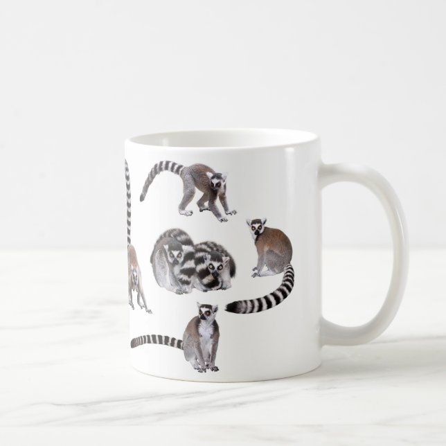 Ring-tailed lemur kaffemugg (Höger)