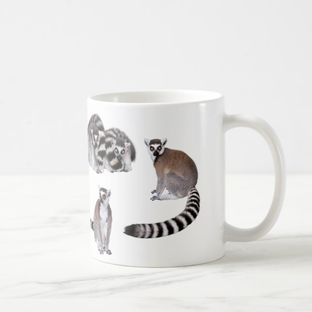 Ring-tailed lemur kaffemugg (Höger)