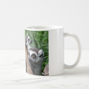 Ring-tailed Lemurfamilj Kaffemugg