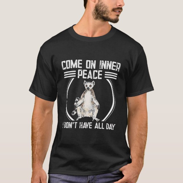Ring-Tailur Lemur T Shirt (Framsida)