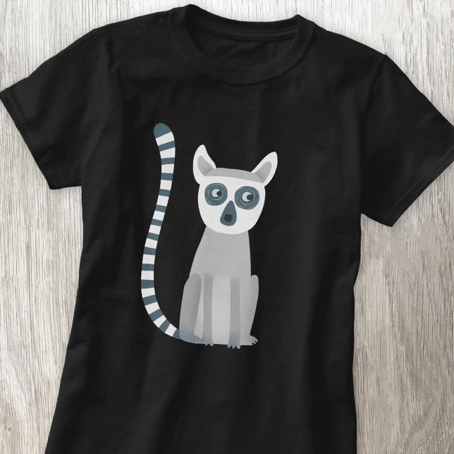 Ring Tailur Lemur T Shirt (Fun Ring Tailed Lemur t-shirt)