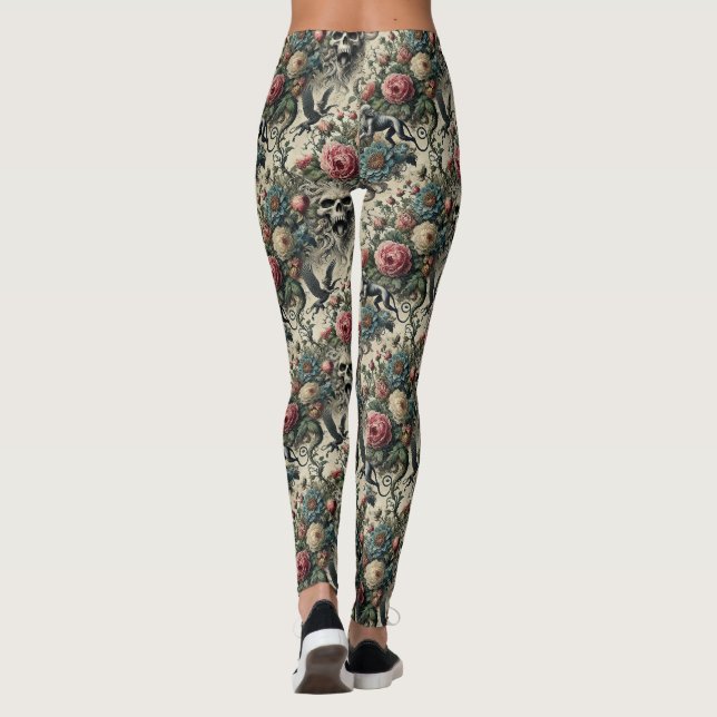 Ring till nattgalleriet - Gothic Victorian Leggings (Baksida)