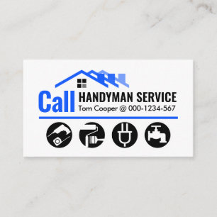 Ring tjänsten Home Handyman Visitkort