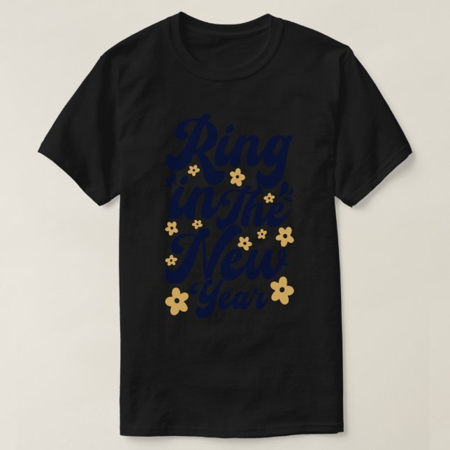 Ring under det nya året t shirt (Design framsida)