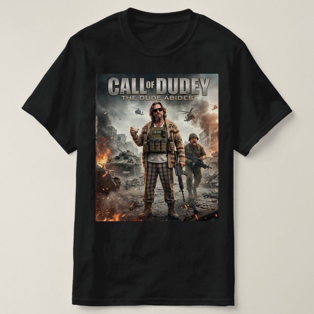 Ring upp dudey t shirt (Design framsida)