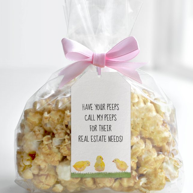Ring upp mina pepar presentetikett (Personalized Easter pop by tag)