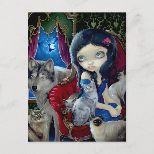 "Ring upp nattkortet" Vykort (Framsida)