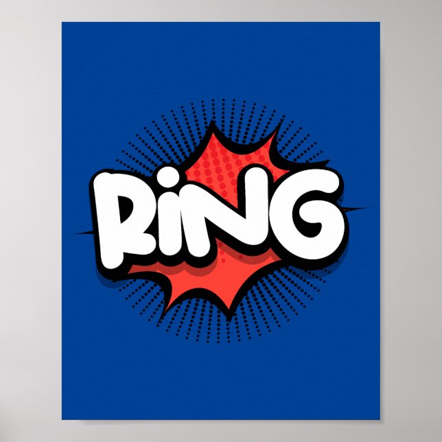 Ring! Vibrant popup-Ljud-effekt Poster (Framsidan)