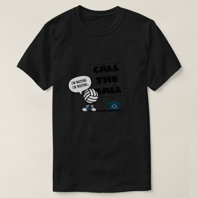 Ring volleyball i Boll T Shirt (Design framsida)