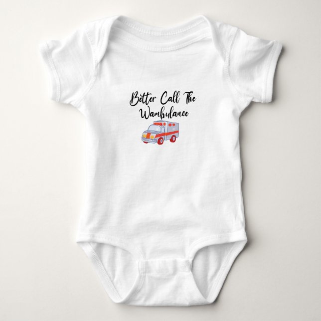 Ring Wambulance Ambulance baby Gift. T Shirt (Framsida)