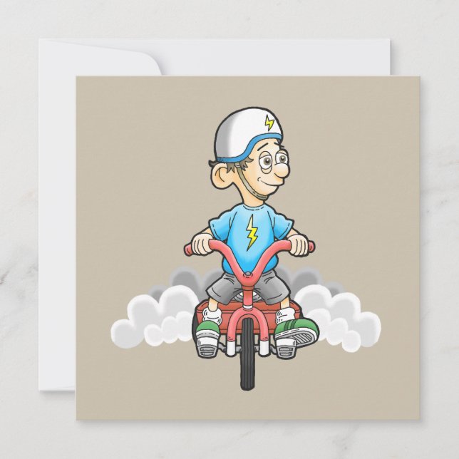 Ringa Alla Cykelister Kort (Framsida)