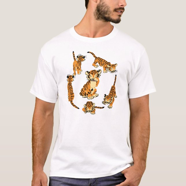 RINGA EN RING AV TIGRAR TEE SHIRT (Framsida)