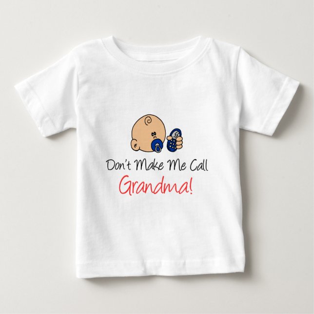 Ringa inte Mormor T-shirt (Framsida)