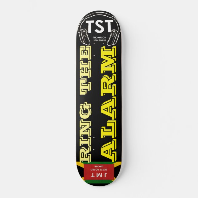 RINGA LARMET / TST  Skateboard (Framsida)