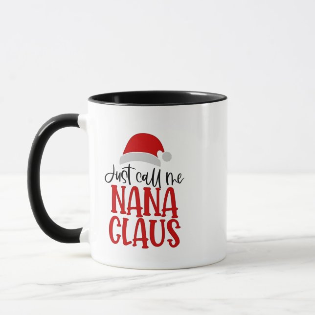 Ringa Mig Nana Claus Julmamma  Mugg (Vänster)
