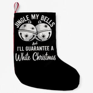 Ringa mina klockor så garanterar jag en vit jul liten julstrumpa