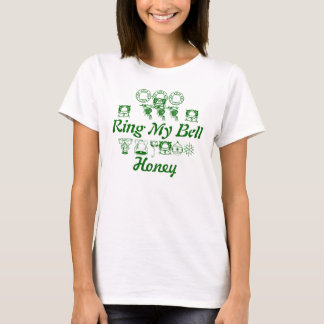 Ringa mitt sätta en klocka på, honung tee shirt