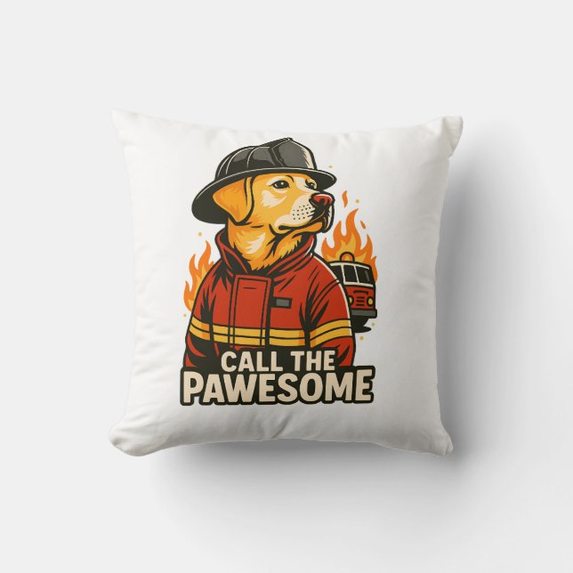 Ringa Pawesome Pet Humor Kudde (Framsida)