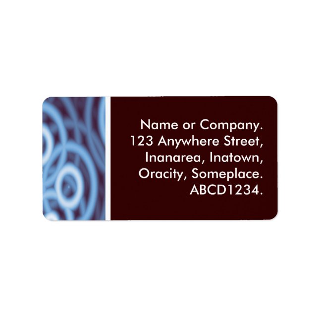 Ringar Adressetikett (Framsidan)