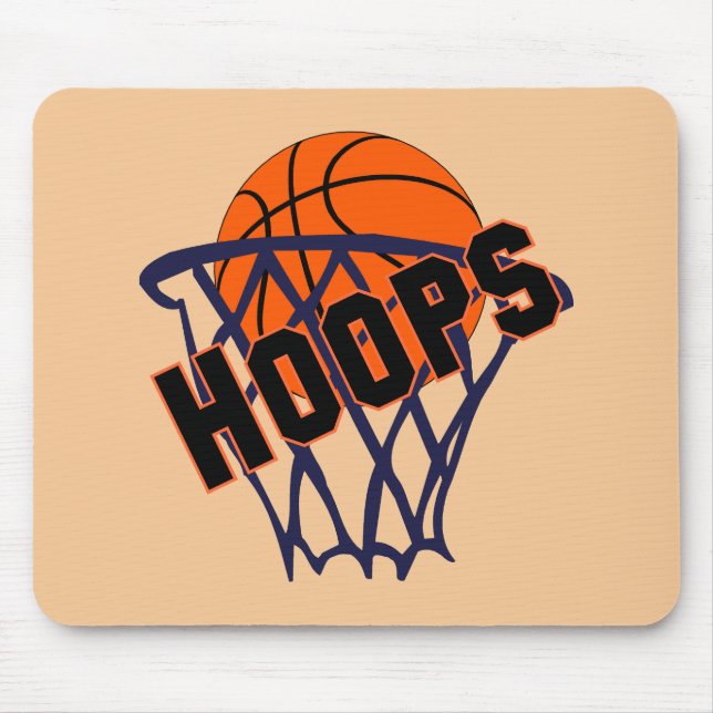 Ringar Basketball & Net Mousepad Musmatta (Framsidan)