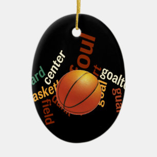 Ringar Basketball Sport Fanatics.jpg Julgransprydnad Keramik