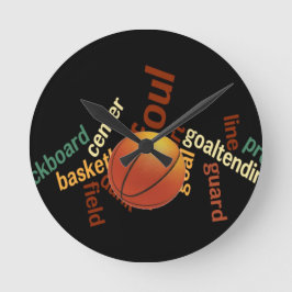 Ringar Basketball Sport Fanatics.jpg Rund Klocka
