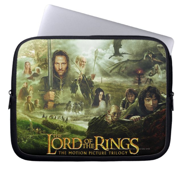 RINGAR filmens LORD Poster konst Laptop Sleeve (Framsidan)