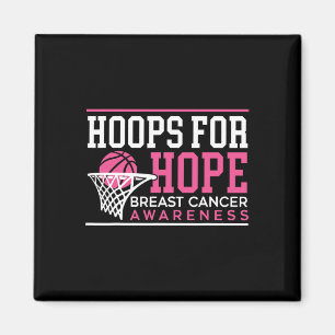 Ringar for Hope Basketball Player Breast Cancer Aw Magnet