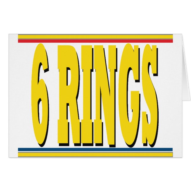 Ringar-kort Hälsningskort (Framsidan Horizontal)