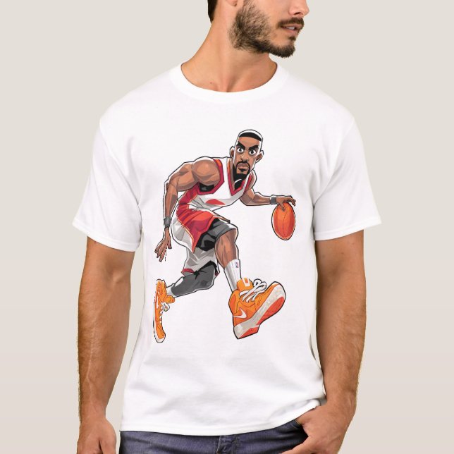 Ringar Master ٫ Basketball Beat T Shirt (Framsida)