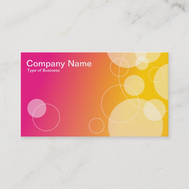 Ringar och cirklar 01 visitkort (Framsida)