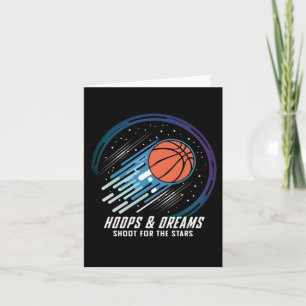 Ringar och drömmar - Basketball Älskare Gift Kort