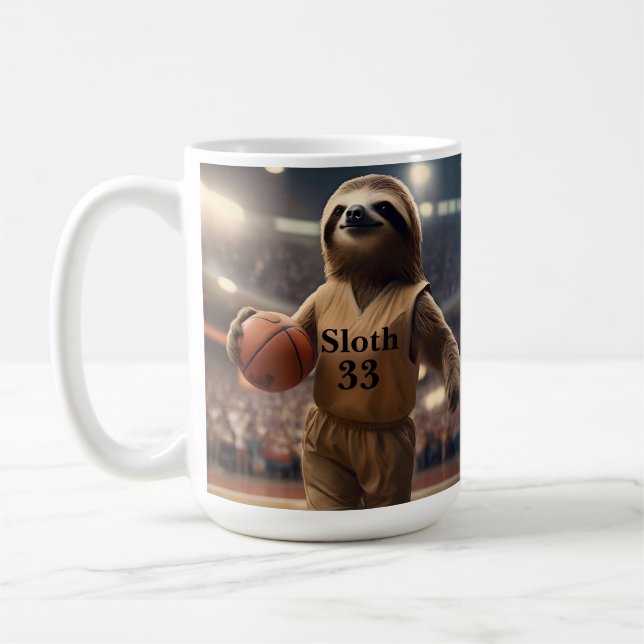 Ringar och Hangs: Slam Dunking Sloth, Kaffemugg (Vänster)