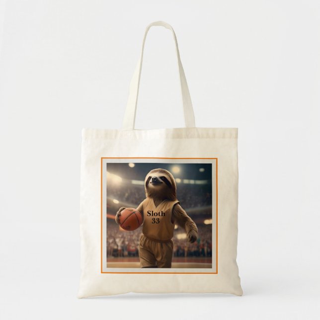 Ringar och Hangs: Slam Dunking Sloth, Tygkasse (Framsidan)